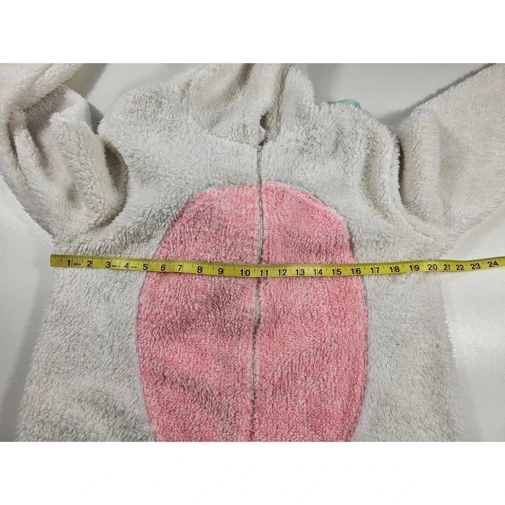 Secret Treasures Unicorn Furry Full Zip One Piece Large